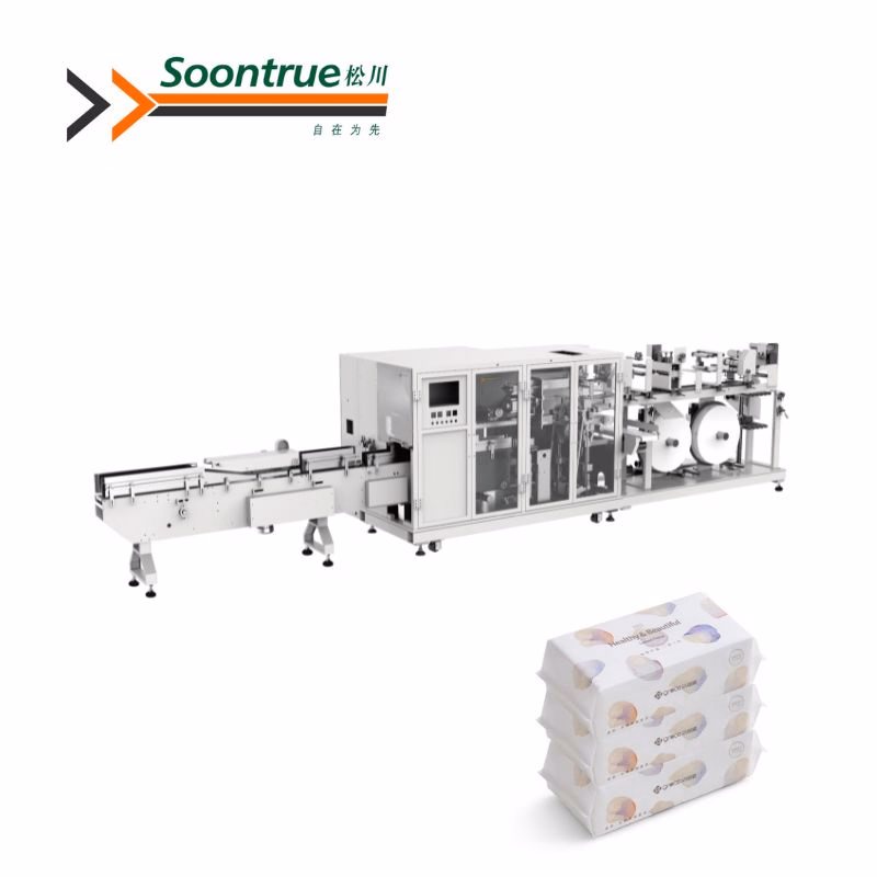 Full Automatic Ladies Women Sanitary Napkin Pads Manufacturing Machine Sanitary Towel Pad Packing Machine Cotton Tissue Packing Machine