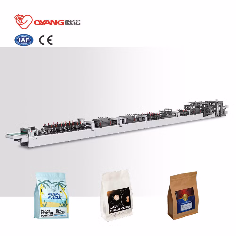 Oyang 650qsb Flat Bottom Pouch Making Machine for Premium Coffee Bag