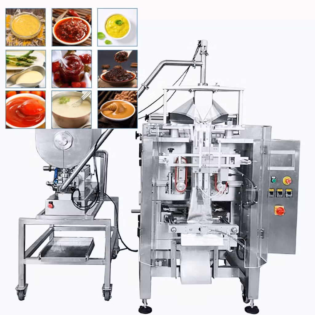 Automatic Paste Liquid Food Packing Machine for Water, Tomato Sauce and Other Sauce Packaging Machine