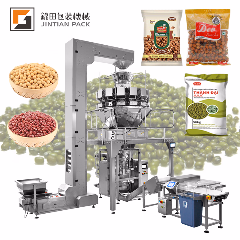 Multi Head Snack Potato Chips Pistachio Nuts Popcorn Packing Machine