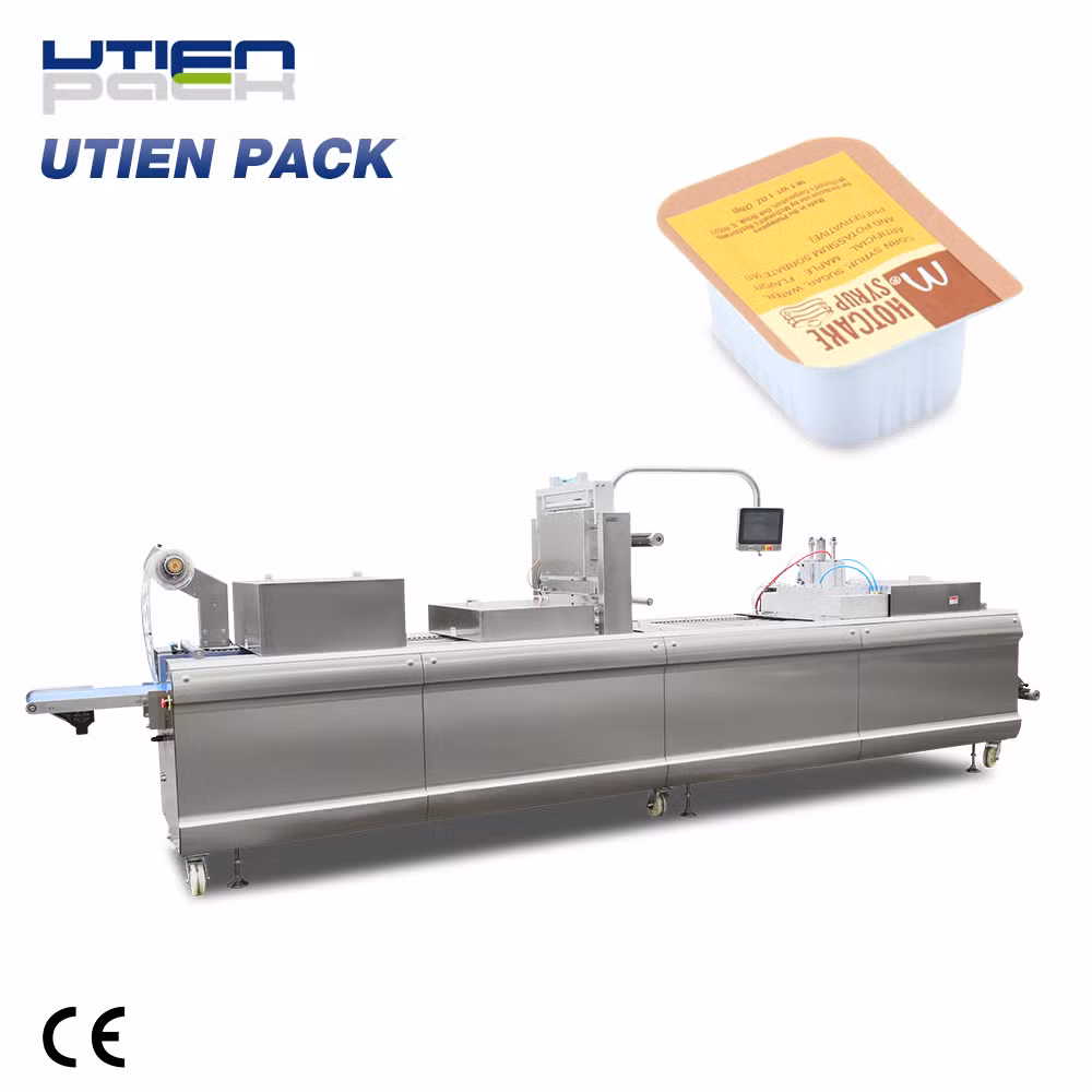 Automatic Film Thermoformer Vacuum Gas Filling Packing Machine for Honey (DZL)