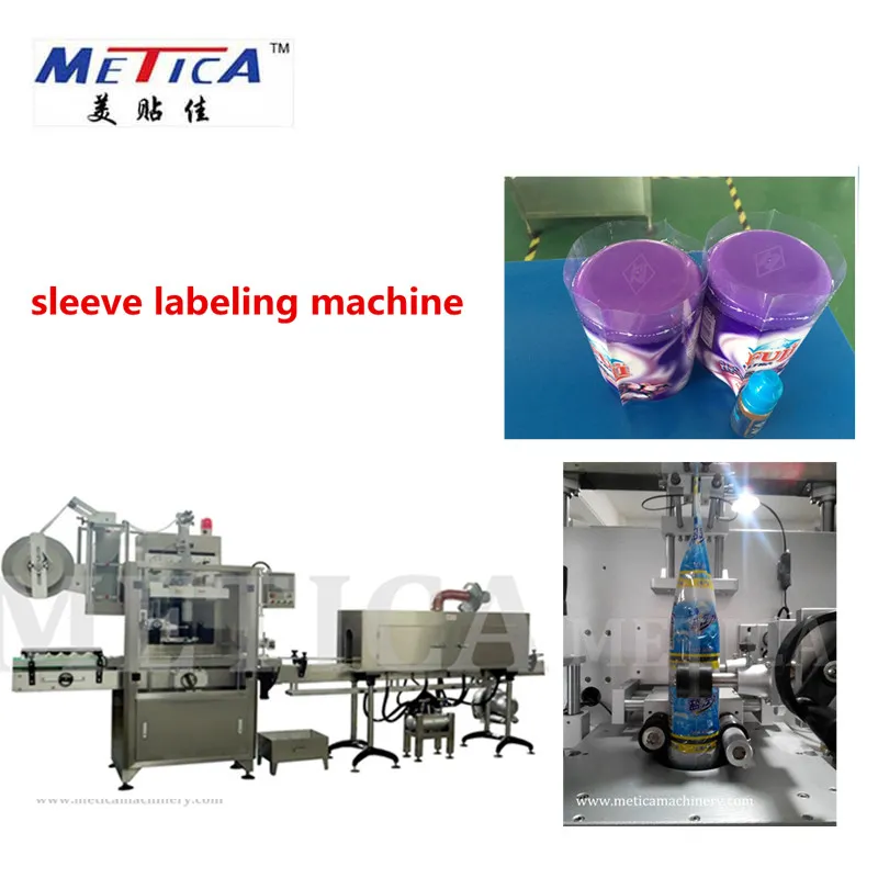 Automatic Labeling Machine With Shrink Sleeve Labeling bph