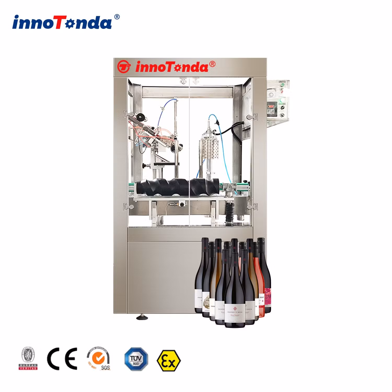 PVC Capsule Wine Bottle Sleeve Wrap Shrink Label Machine