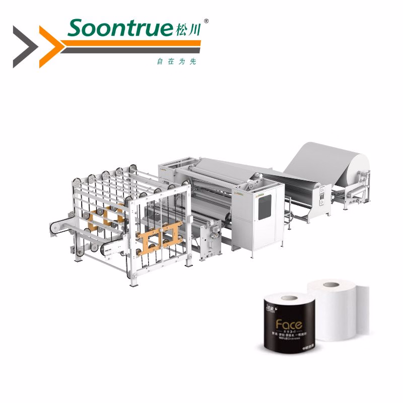 Precision Automatic Rewinder for Toilet Paper Rolls and Kitchen Towel Making Rewinding Machine Toilet Paper Roll Making Machine