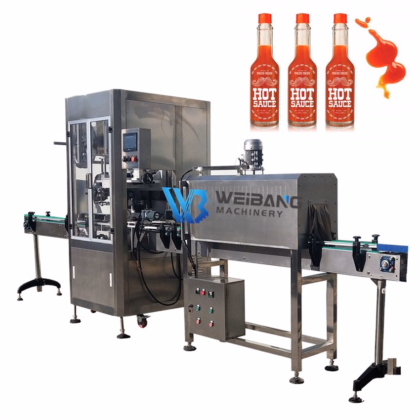 Automatic Shrink Tamper Seal Applicator for Jars Bottle Neck Tamper Evident Band Applicators