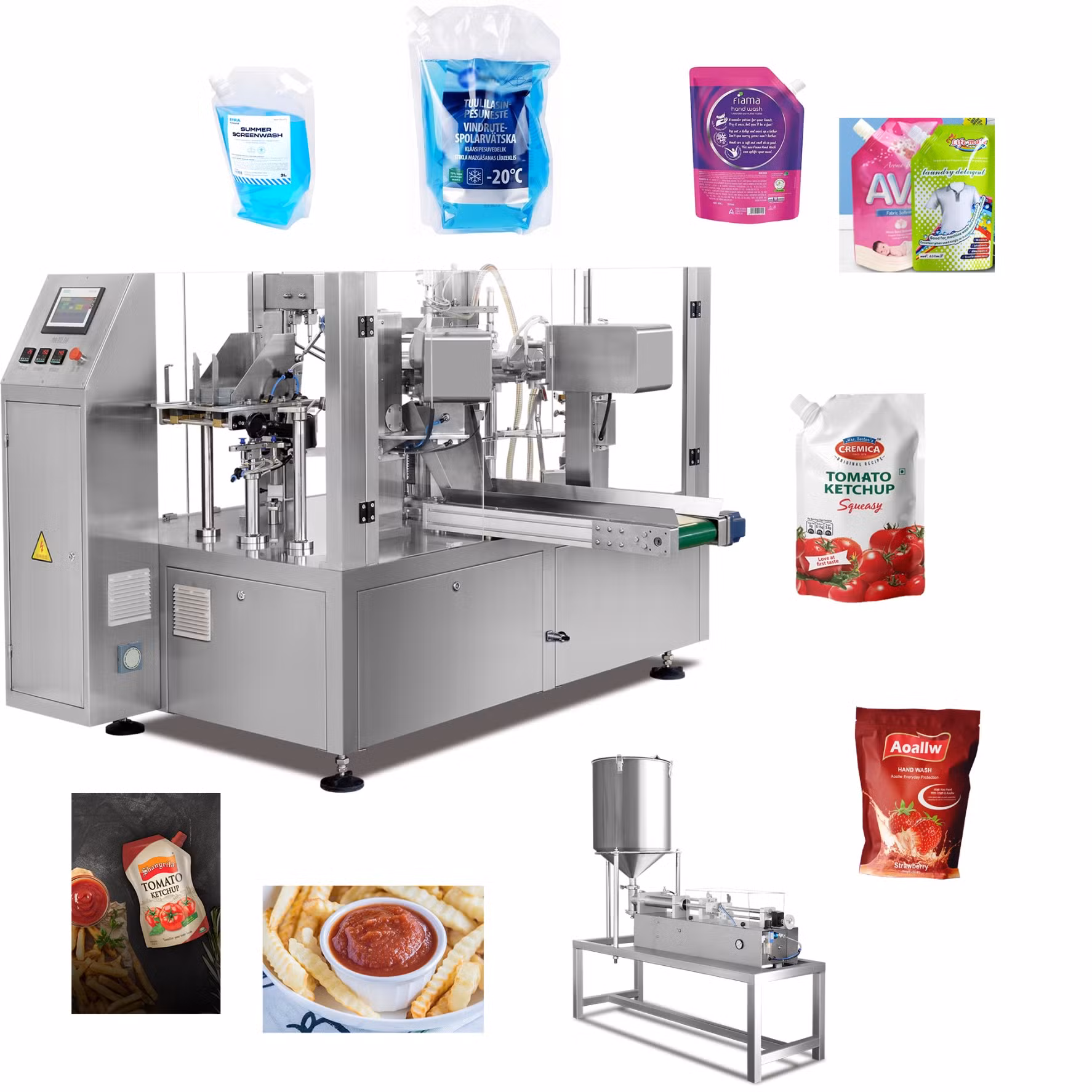 Automated Pouch Apple Vinegar Sealing Machine