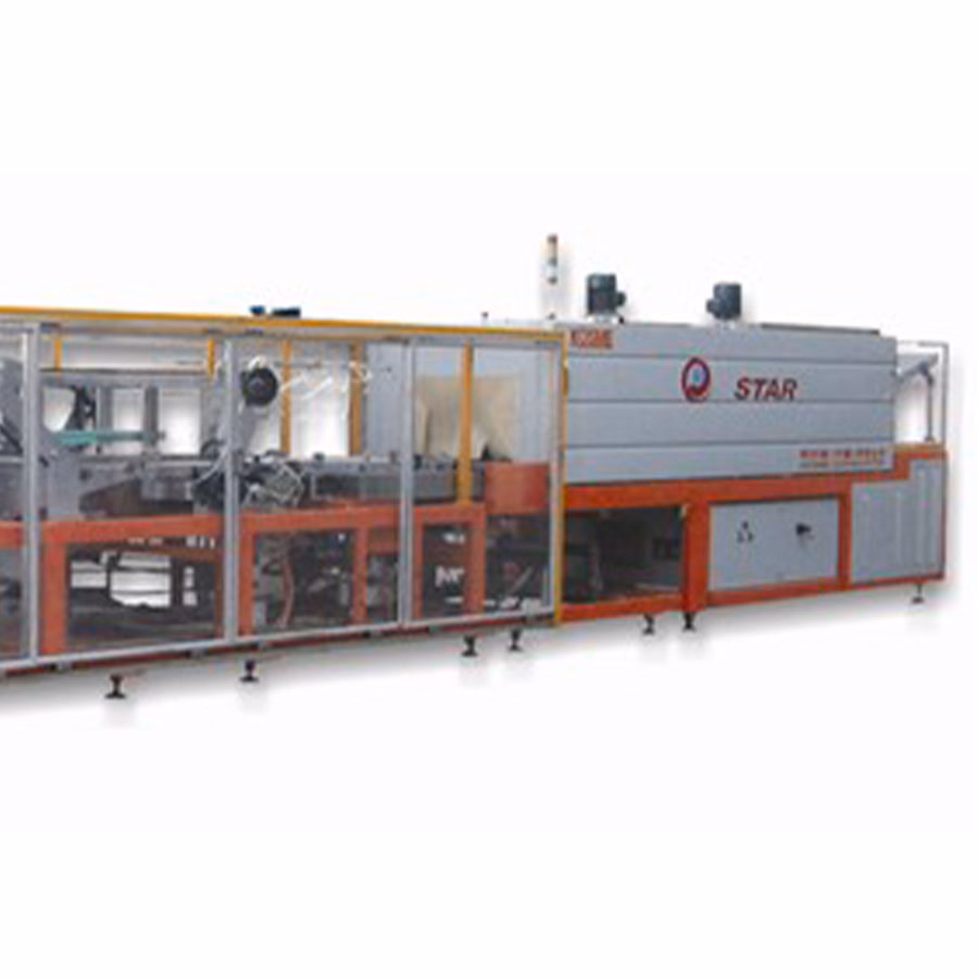 Half-Tilted Film Packaging Machine for Mixed Bottle Specifications
