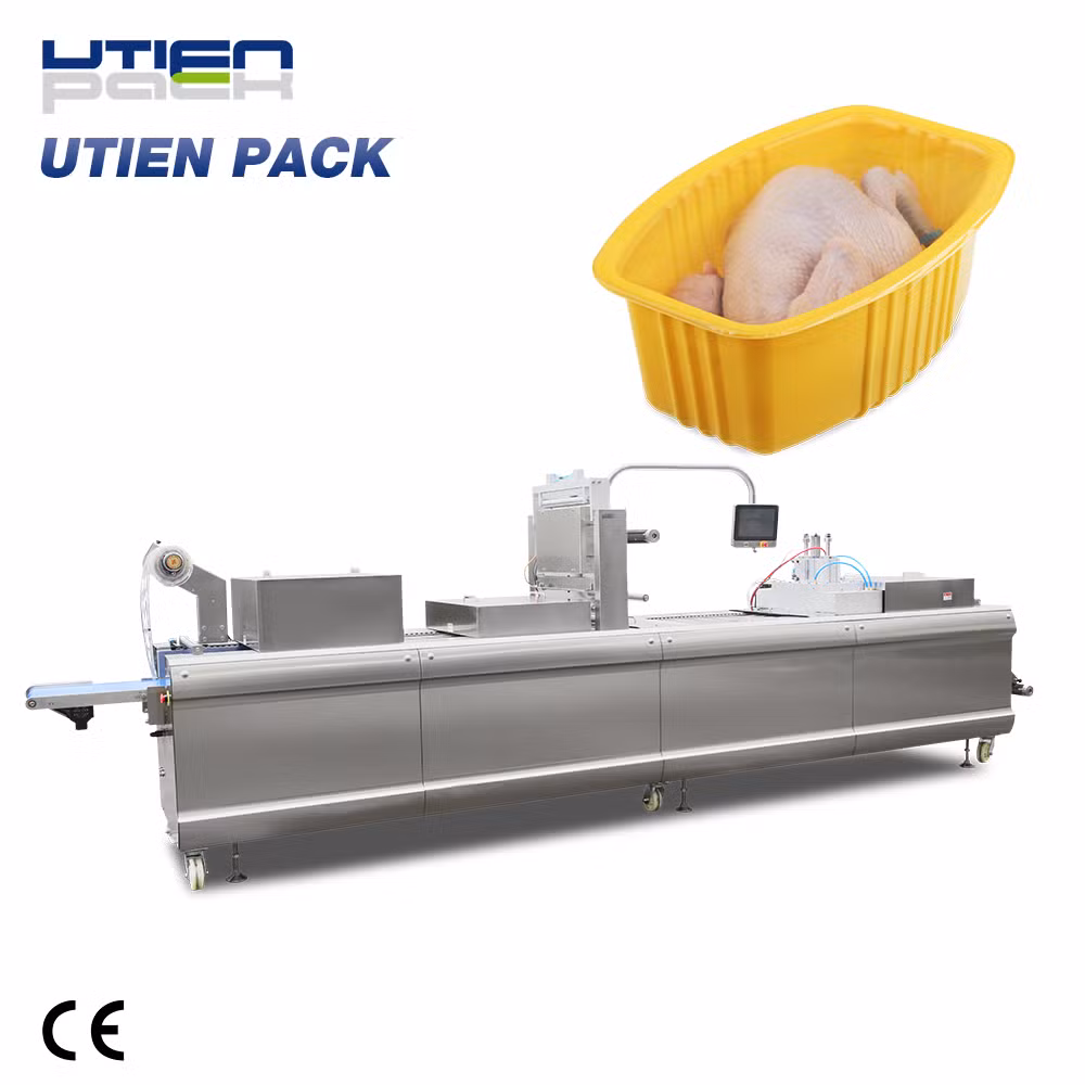 Supper Deep Automatic Blister Thermoforming Vacuum MAP Gas Flush Package/Pack/Packing/Packaging Machine