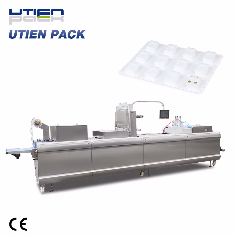 Automatic Film Thermoformer Packing Machine (DZL) for Food/Seafood/Meat/Poultry/Liquid Sauce/Seasoning