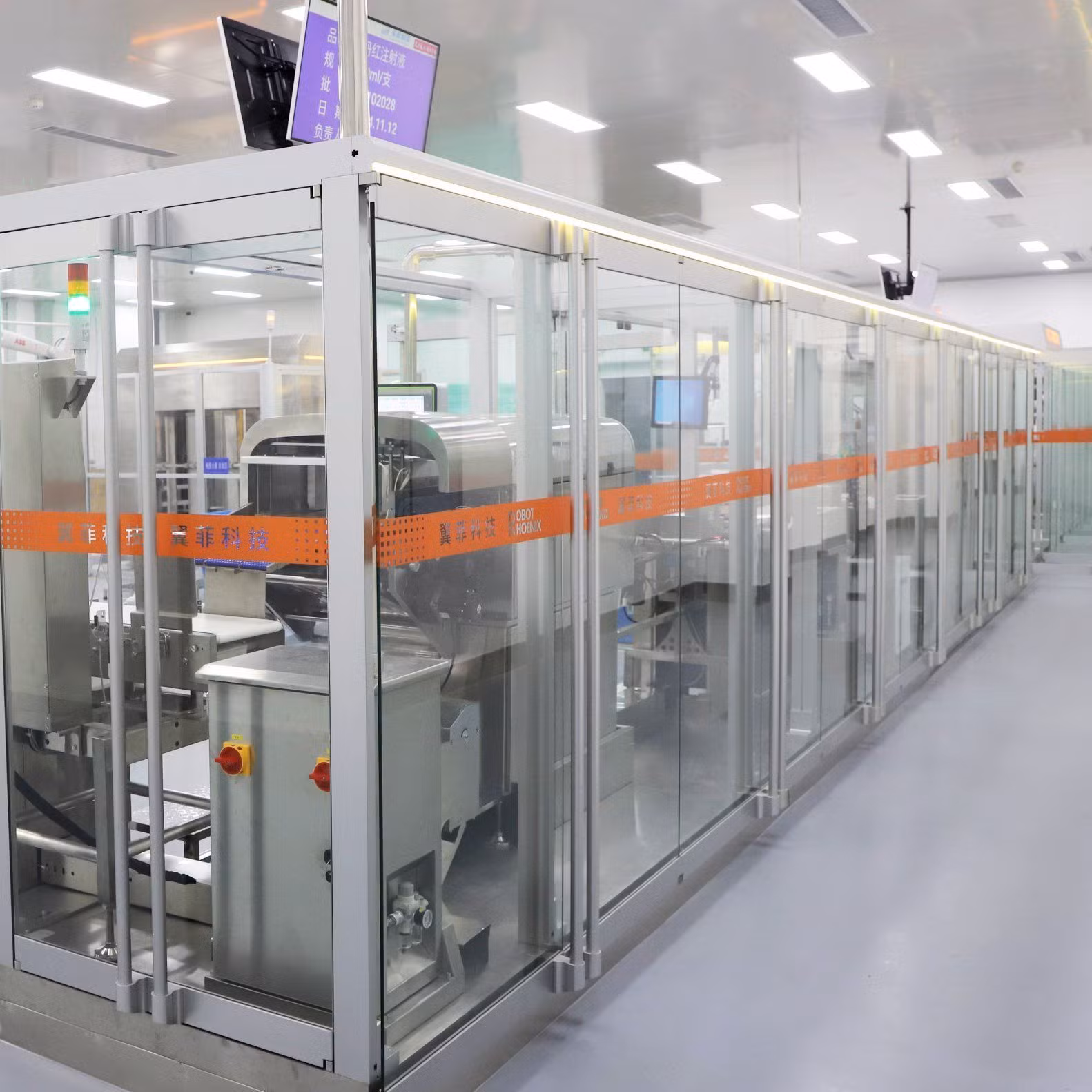 Large-Scale Integrated Modular Cleanroom-Grade Automatic Delta Robot Packing Line