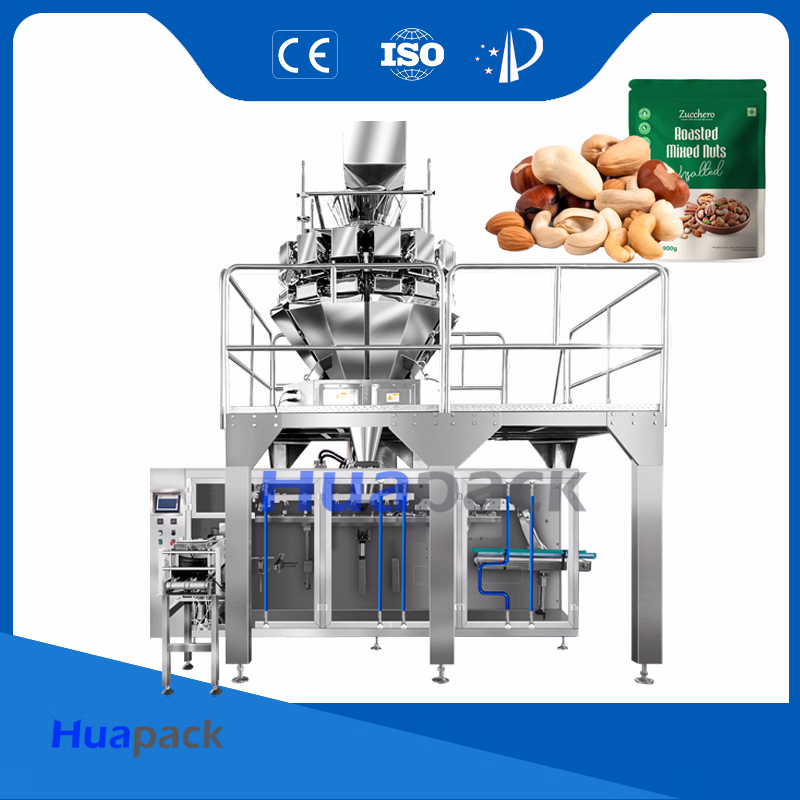 Automatic Premade Pouch Bag Snack Food Powder Granule Nuts Doypack Standup Pouch Packing Machine