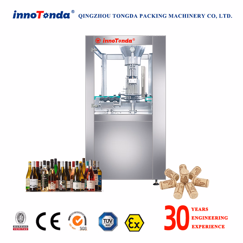 Juice Glass Bottle Capping Machine Wine Corking Machine Beverage Screw Capping Machine Wine Stoppering Machine Water Filling Capping