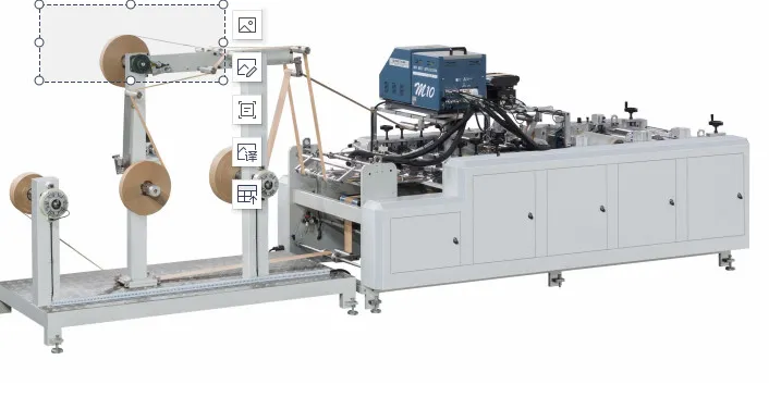 180 Pcs/Min Kraft Bag Making Machine 12mm Kraft Paper Bag Machine
