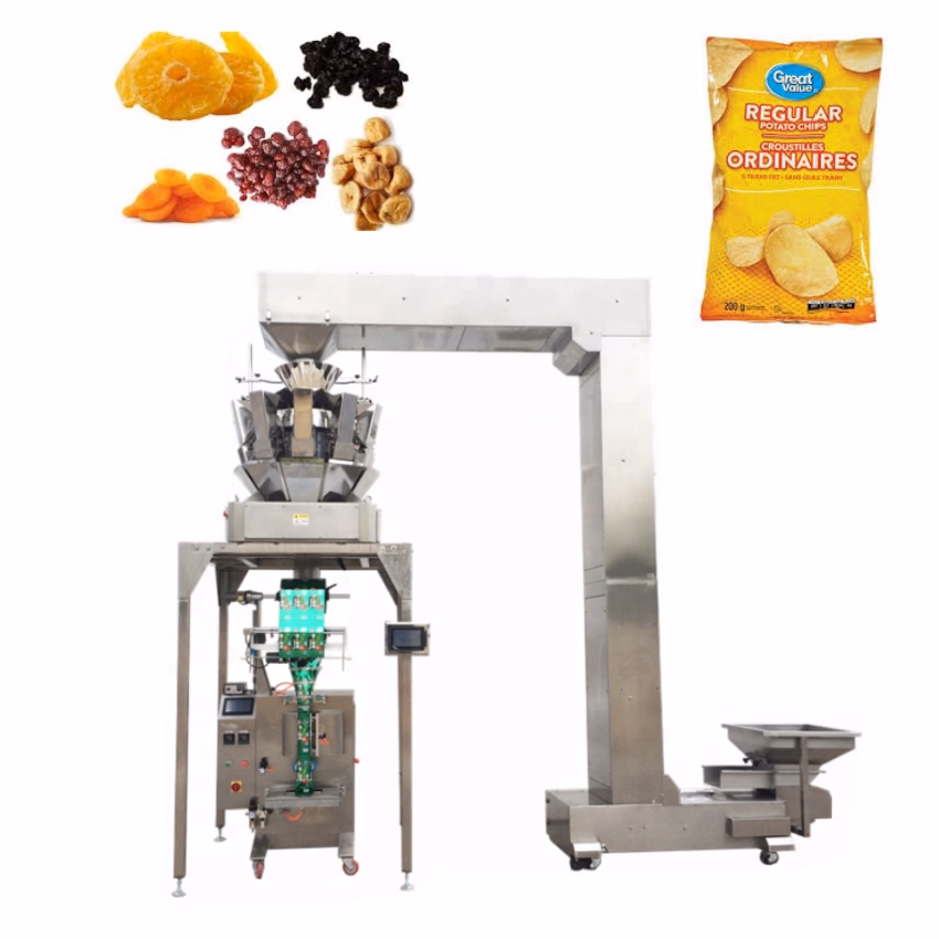 Potato Chips Banana Chips Automatic Granule Packing Machine