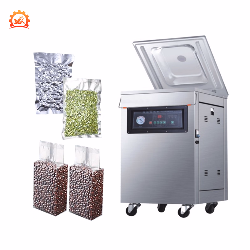 Automatic Dz-500-2D Vacuum Packing Sausages Vegetables Packaging Machine for Meat
