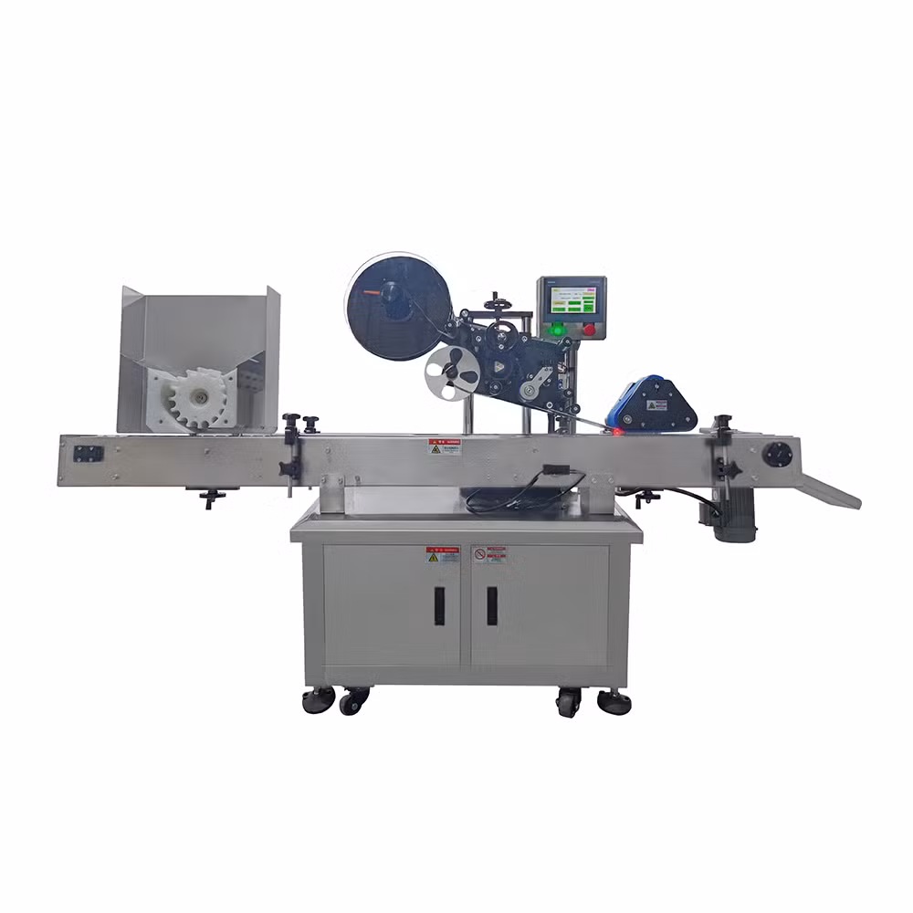 High Speed Fully Automatic Horizontal Round Plastic Glass Bottle Labeling Machine