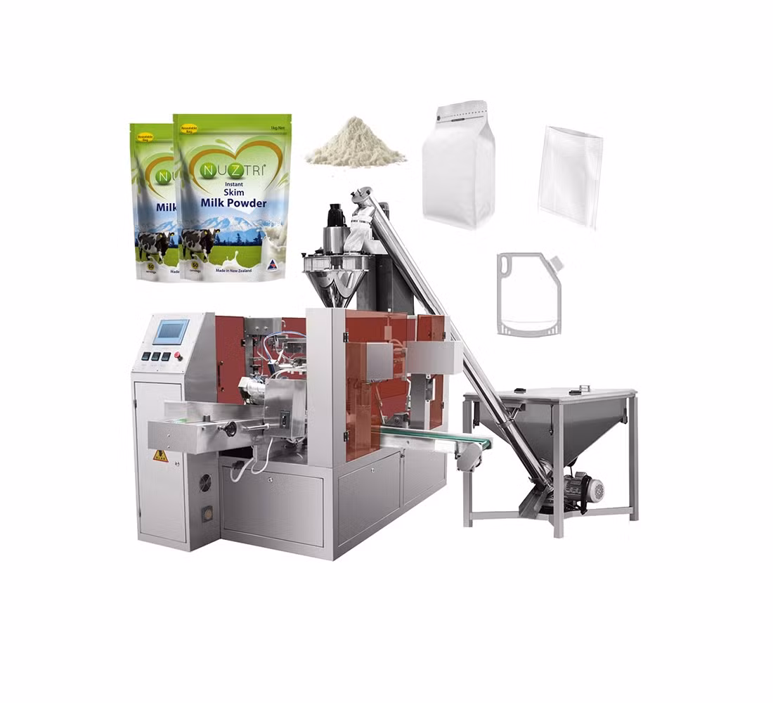 High - Speed Automatic Rotary Packing Machine for Agrochemical Powder