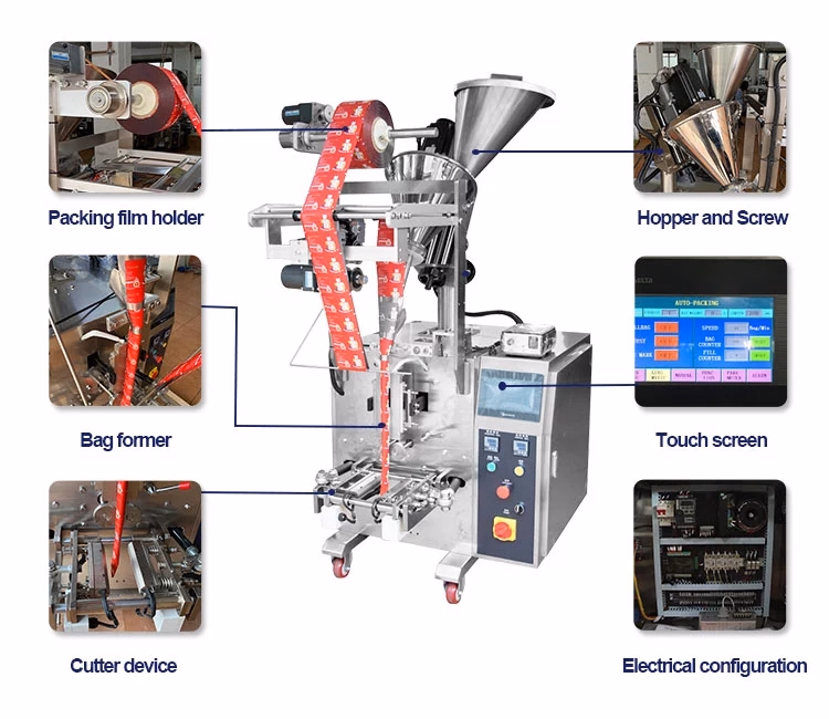 Automatic Coconut Peanut Walnut Kernel Powder Small Packing Machine