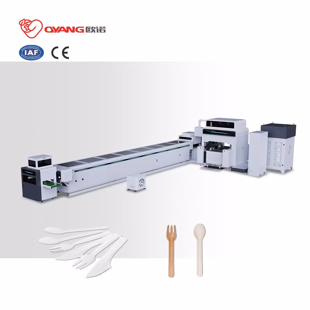 Oyang Multi-Coloured Spoon Utensils Making Machine for Paper Cutlery Sleeve