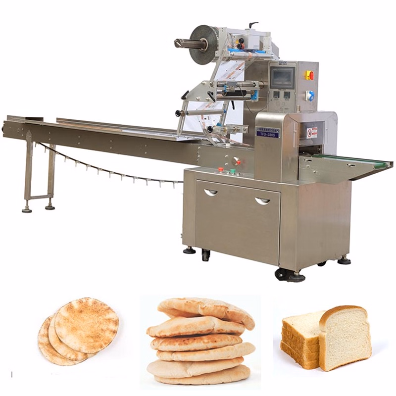 Pillow Type Plastic Film Flow Wrapping Machine for Toast, Sliced Bread (TFD-480S)