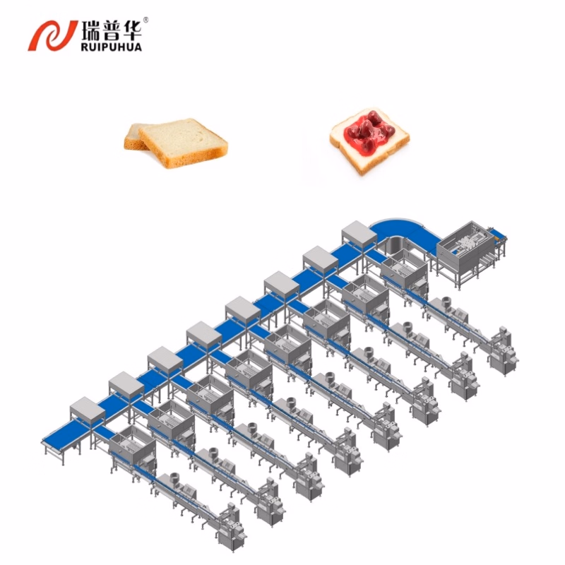 Complete Toast Bread Packaging Solution: Peeling, Slicing, Filling & Individual Wrapping Bread Toast Packaging Production Line