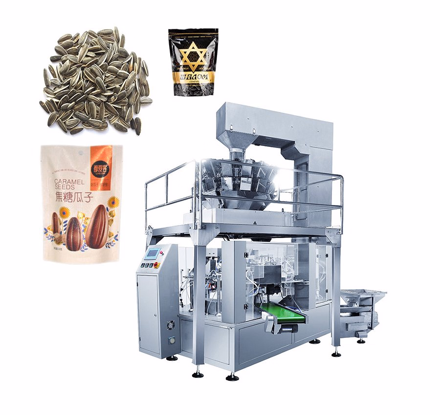 Automatic Zipper Pouch Machine for Pet Food, Seeds & Dates