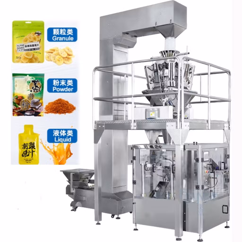 Automatic/Auto Salt/Sugar/Flour/Coffee/Starch/Cassava/Maize/Yam/Milk Powder Filling/ Feeding/ Packing/Packaging/Sealing Machine