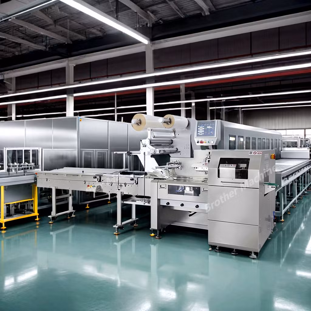 Reliable Pillow Packaging Machinery Rd-Bm-408s From Brother Machinery