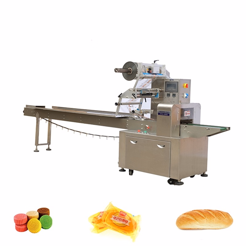 Automatic Horizontal Pillow Type Flow Food Packing Face Mask/Biscuit/Wafer/Cookie/Bread Full Servo Automatic Flow Muti-Function Wrap/Packing /Packaging Machine