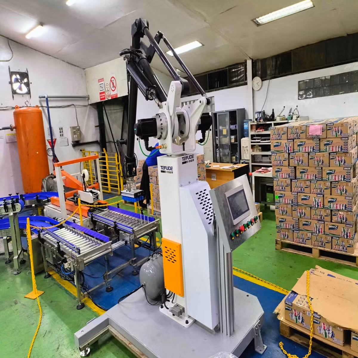 Premium Electric Tefude Industrial Palletizing Robot with Remote Monitoring