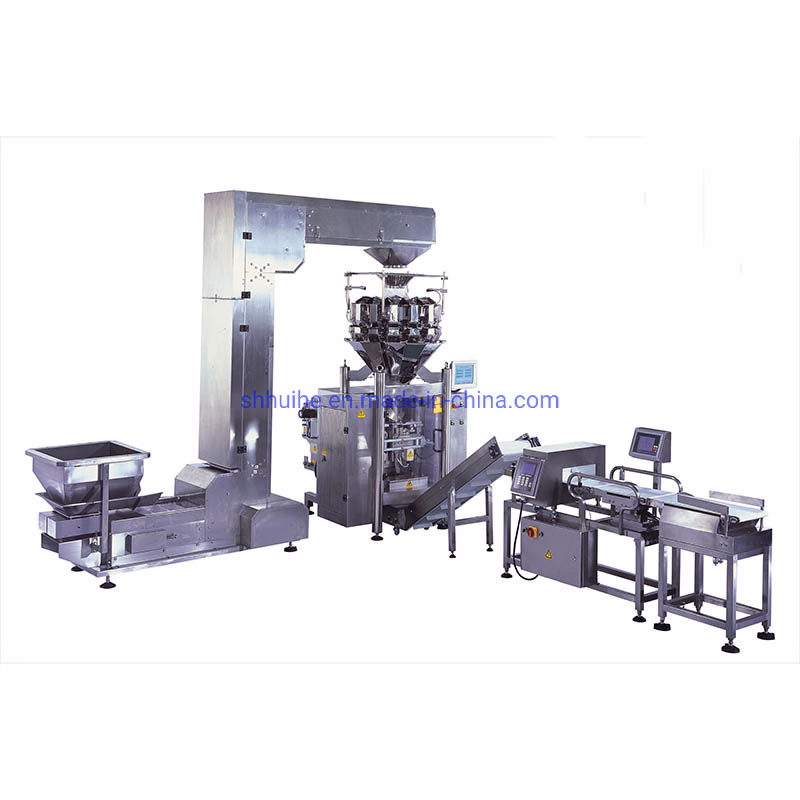 Automatic Snacks/Potato Chips/Biscuit/Rice/Popcorn/Grains/Seeds/Nuts/Sugar /Dried Fruit/Frozen Food/Fried Fish Skin/Tea Packing Packaging Sealing Machine