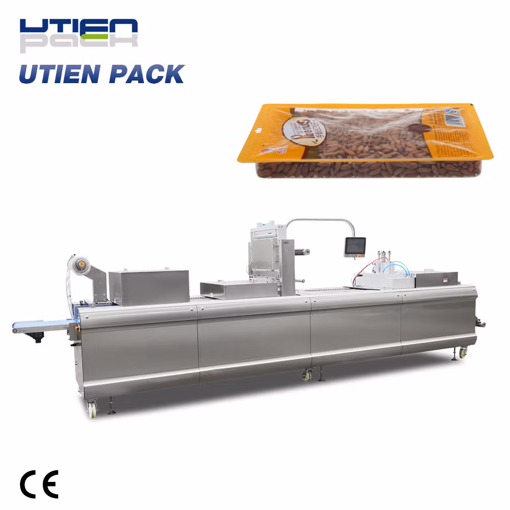 Pine Nuts Automatic Thermoforming Vacuum Map Packing Machine