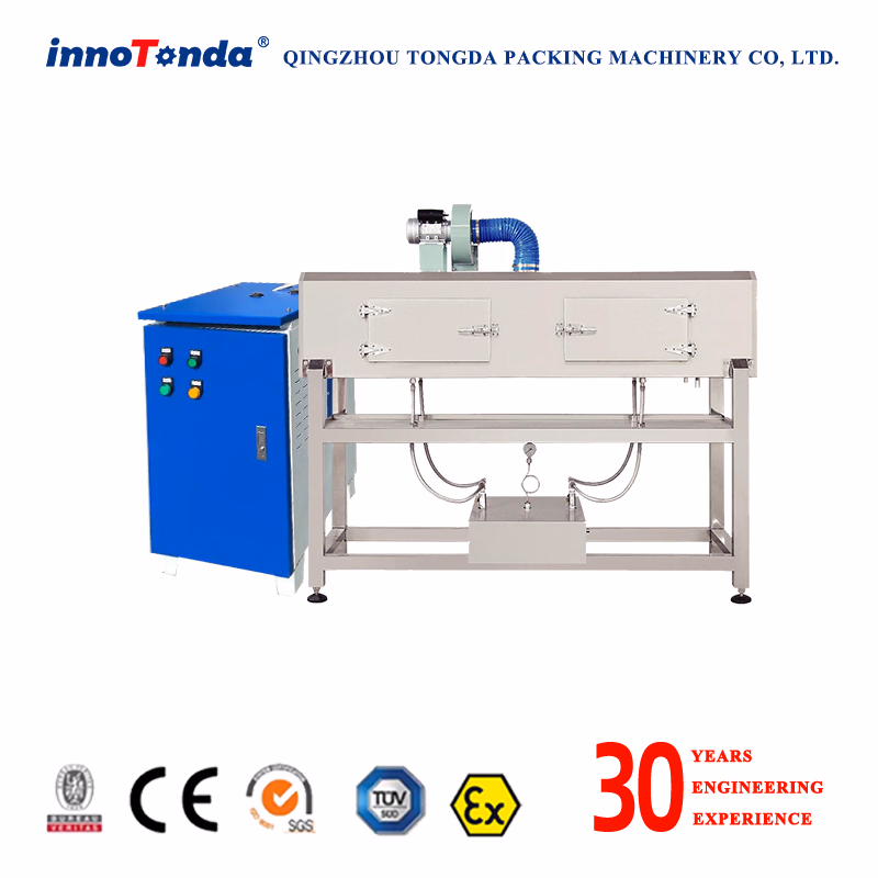 Plastic Label Heat Shrink Machine, Juice Beverage Bottle Label Heat Shrink Machine