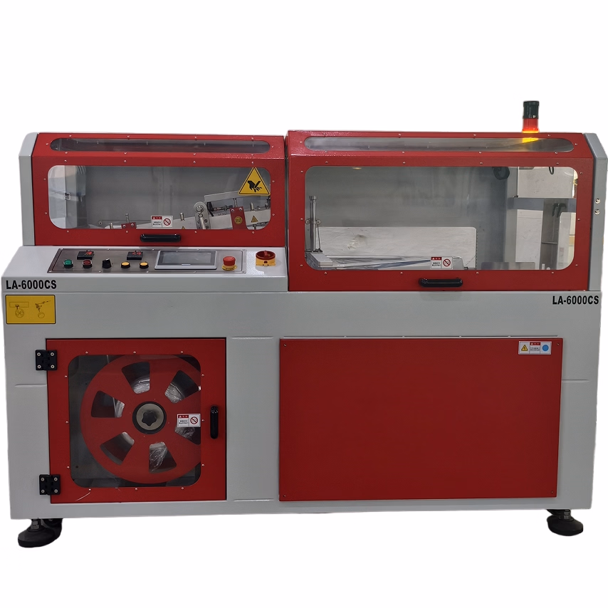Fully Automatic L-Type Sealing/Shrink Machine for Food Beverage Candy Packaging