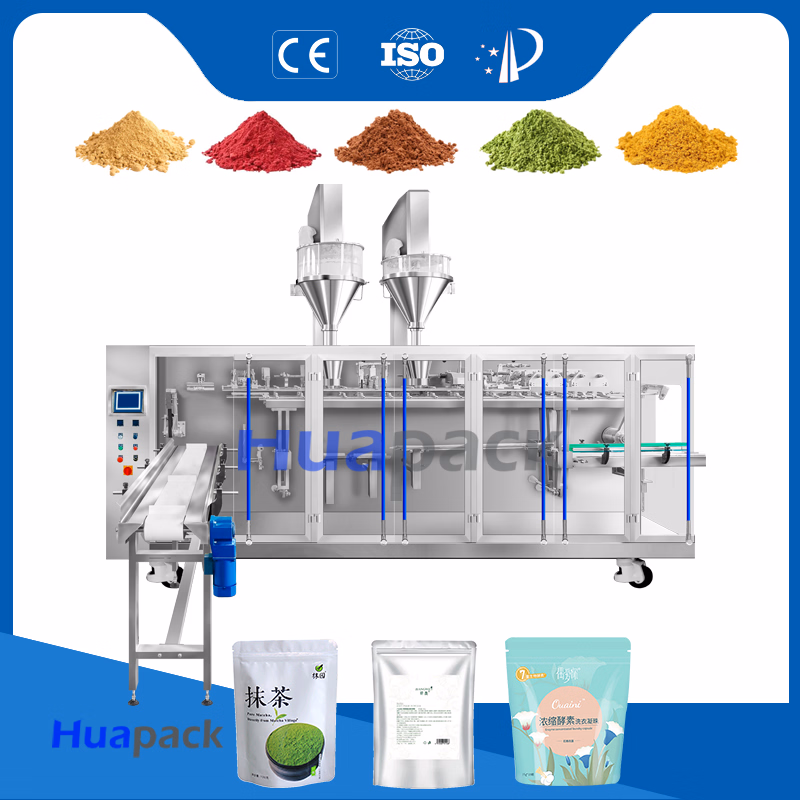 Professional Doypack 1kg Flour Chilli Packing Ginger Powder Cocoa Zipper Bag Packaging Machine