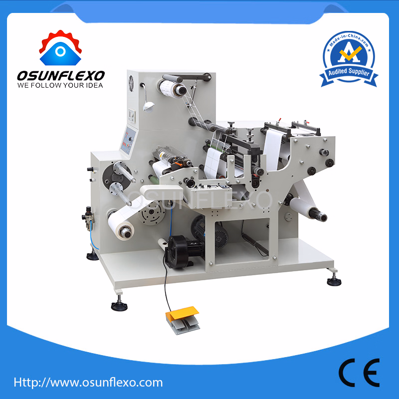 High Quality High Precision Label Slitting and Rotary Die Cutting Machine for Self Adhesive Labels Stickers Paper Iml Label Die Cutting Device with Slitting
