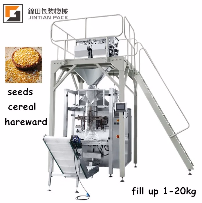 Jt-920s Automatic Vertical Packing Machine 5kg/10kg/15kg Large Bag for Food Granule Rice Corn Soybean