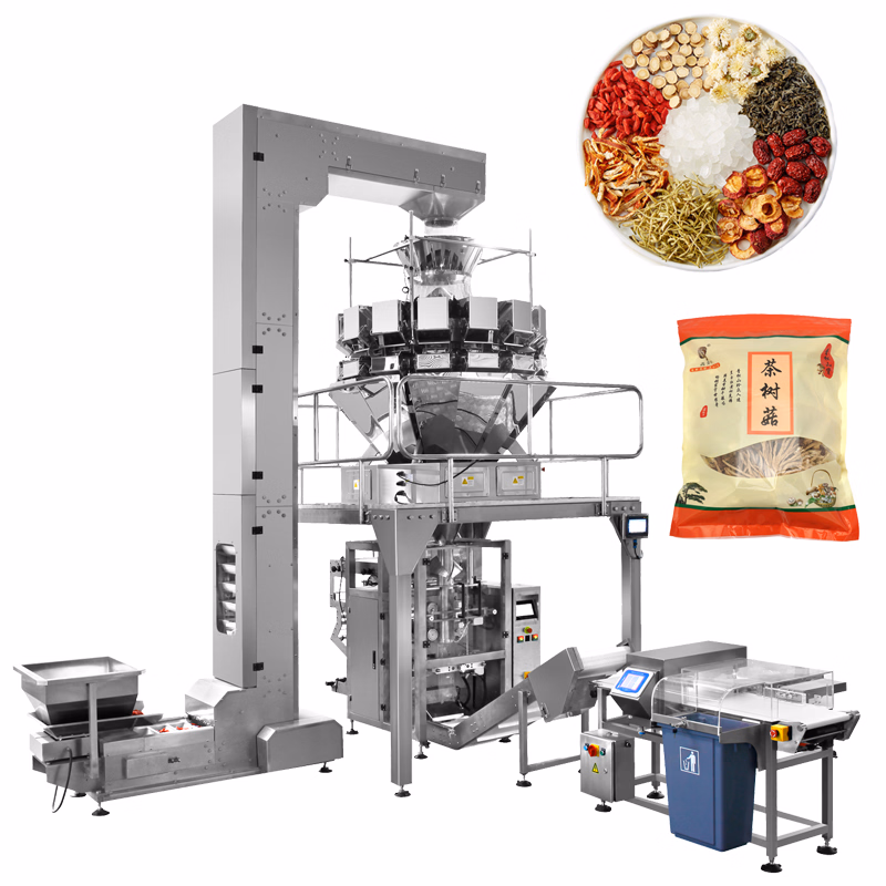 Automatic Vertical Multihead Popcorn Snack Chip Frozen Food Packing Machine