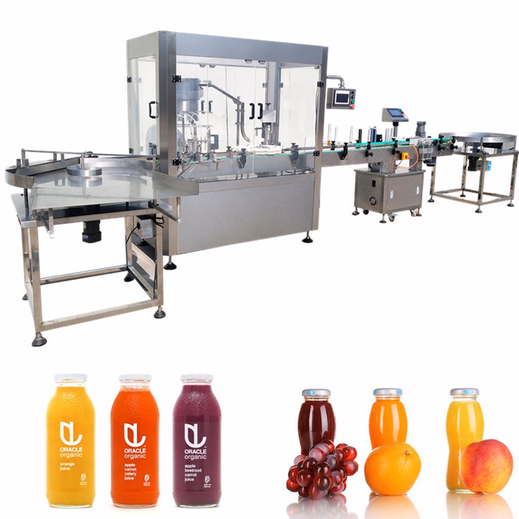Automatic 350ml 500ml Peristaltic Pump Food Glass Bottle Liquid Filling Machine