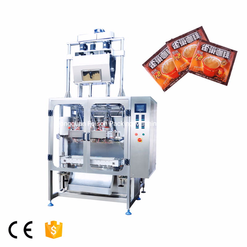 Multi-Lane 3-Side Sealing Coffee Powder Packing Machine