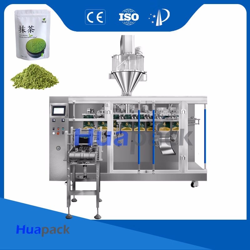 Automatic Doypack Bag Powder Flour Pouch Filling Sealing Packing Machine with Zipper