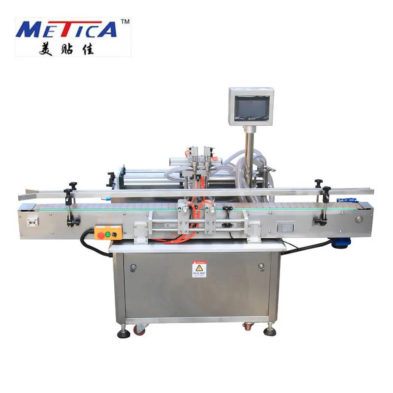 PLC Control Fully Automatic Bottle Filler Machine For Filling Line