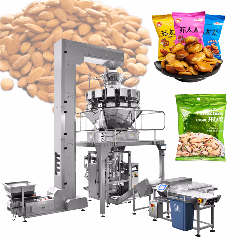 Automatic Vertical Multihead Frozen Food Popcorn Suagr Packing Machine