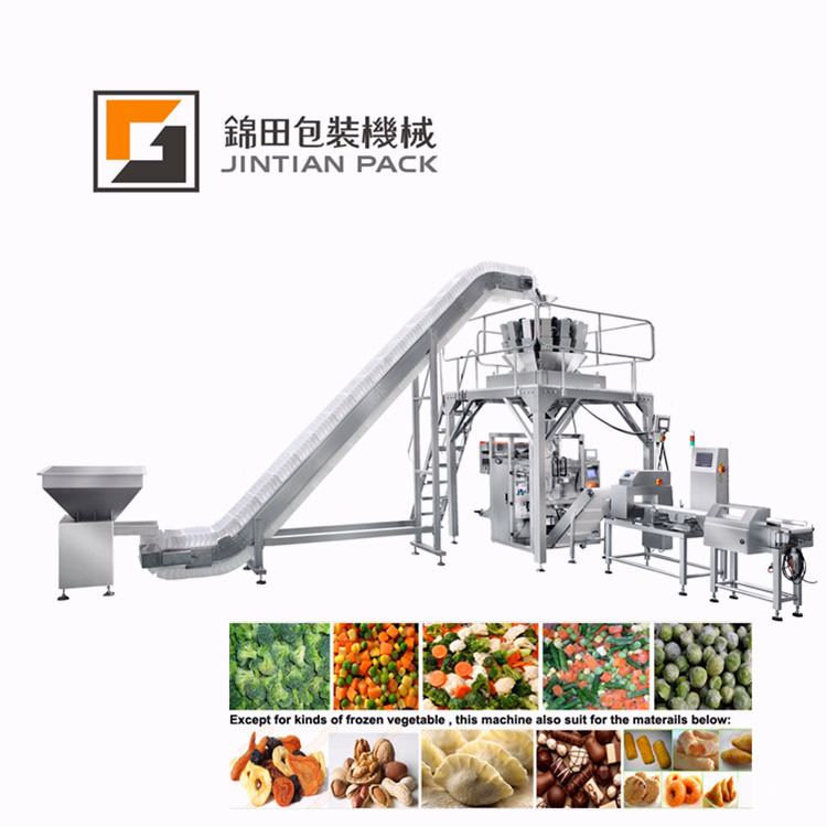 Combined Weighing Packing Machine for Frozen Food, Dumpling, Meat Ball, Fish Ball