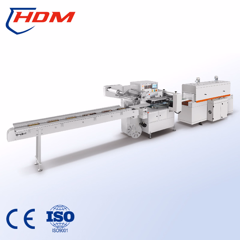 Automatic High Speed Flow Thermal Contraction Packing Machine Automatic Shrink Pack Machine