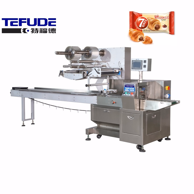 Dount Bakery Food Pillow Packing Machine
