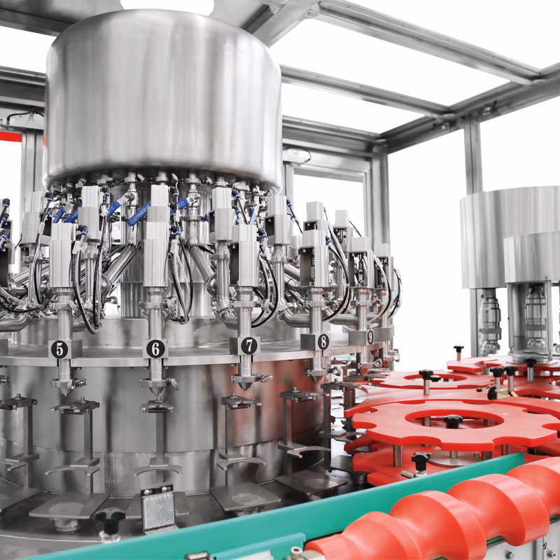 1-5L Agrochemical Pesticide Automatic High Speed Rotary Filling Machine Line