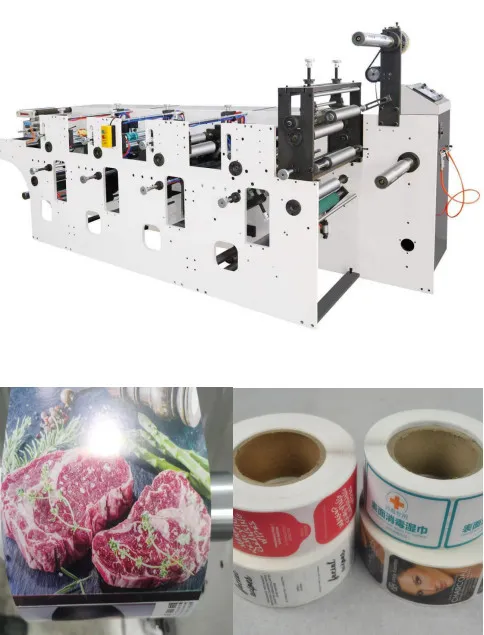 HJ 6-600 Flexo Paper Shopping Bag Making Machine#380V 50HZ Four Colour Flexo Printing Machine 220V
