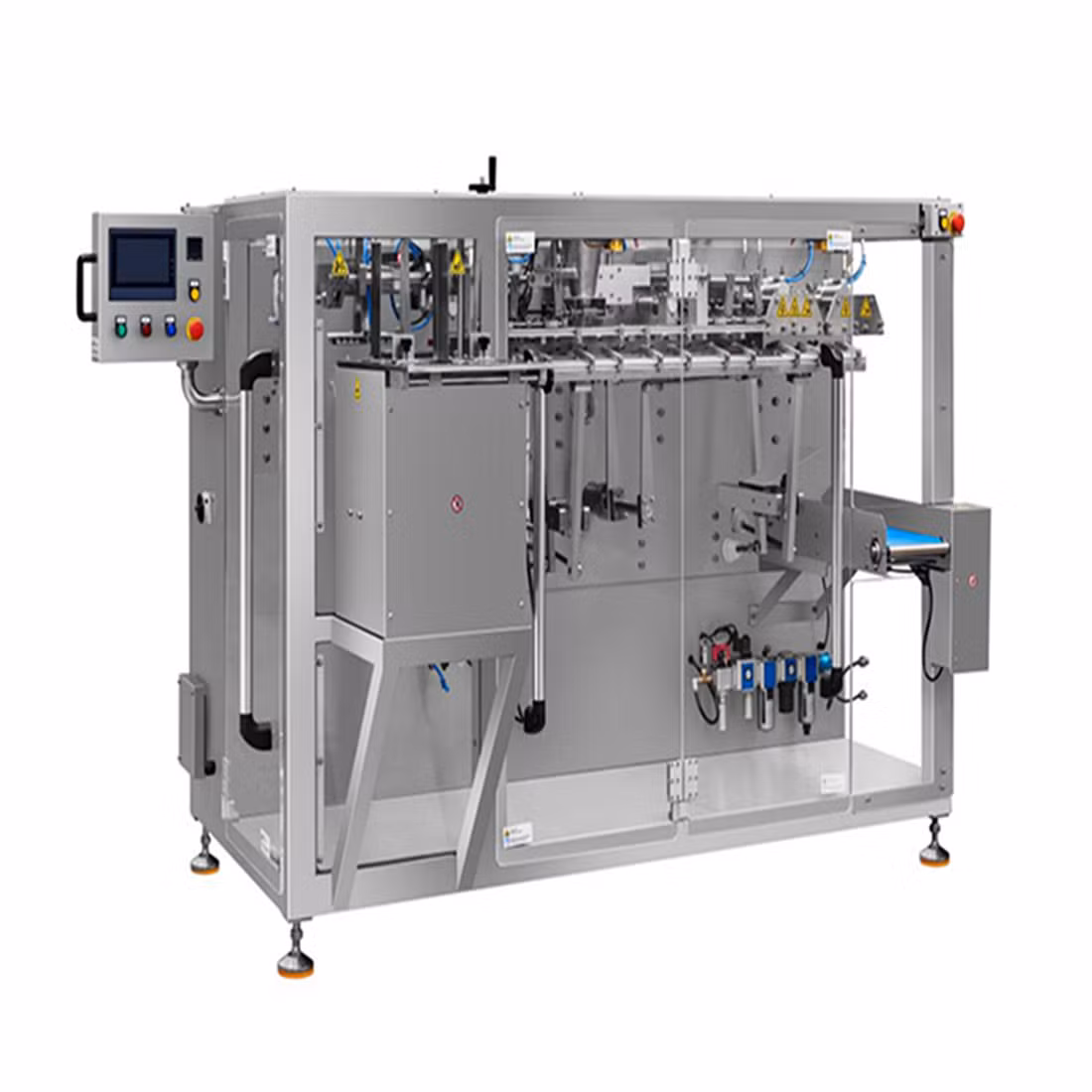 High-Speed Duplex Filling and Sealing Equipment Pouch Packaging Machine with Optimal Output for Snack Pet Food Powder Liquid Granule Filling Machine