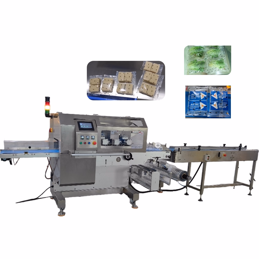 Advanced China Factory Flow Wrapping Machine Automatic Packing Equipment for Vegetable/Food